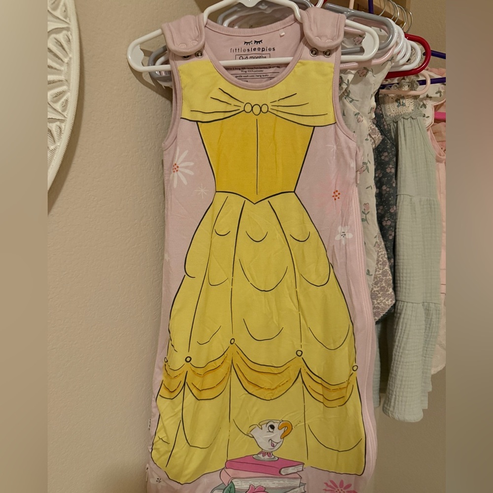 Little Sleepies Princess Belle Sleep Sack 0-6mos